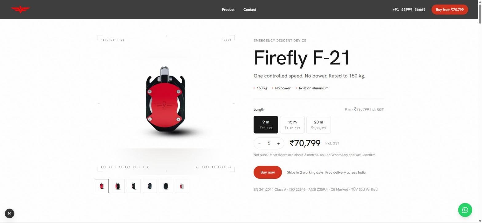 Product page